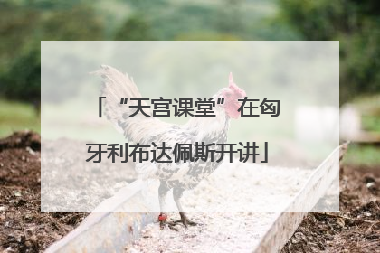 “天宫课堂”在匈牙利布达佩斯开讲
