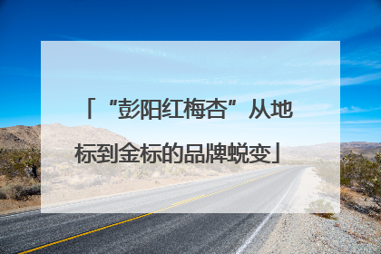 “彭阳红梅杏”从地标到金标的品牌蜕变