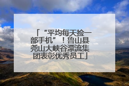 “平均每天捡一部手机”！鲁山县尧山大峡谷漂流集团表彰优秀员工