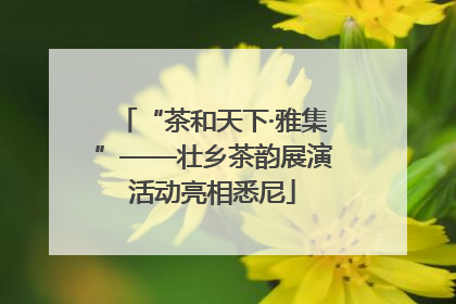 “茶和天下·雅集”——壮乡茶韵展演活动亮相悉尼