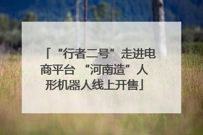 “行者二号”走进电商平台 “河南造”人形机器人线上开售