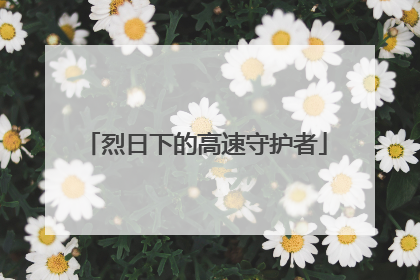 烈日下的高速守护者