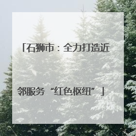 石狮市：全力打造近邻服务“红色枢纽”