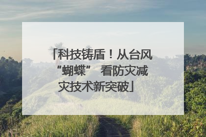 科技铸盾！从台风“蝴蝶” 看防灾减灾技术新突破