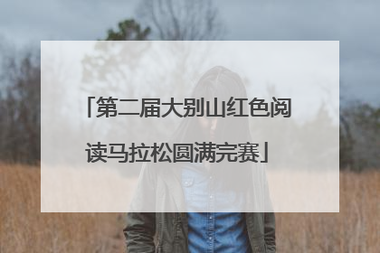 第二届大别山红色阅读马拉松圆满完赛