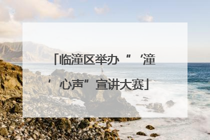 临潼区举办“‘潼’心声”宣讲大赛