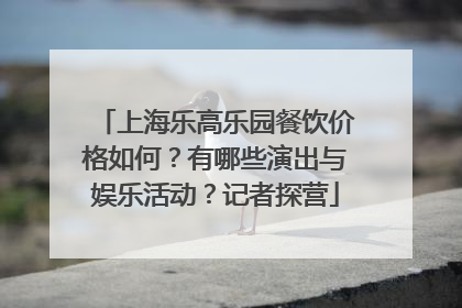 上海乐高乐园餐饮价格如何？有哪些演出与娱乐活动？记者探营