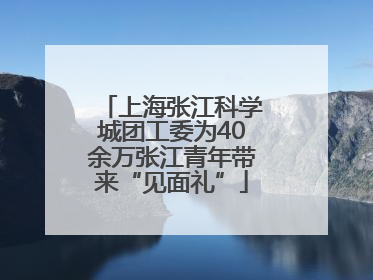 上海张江科学城团工委为40余万张江青年带来“见面礼”