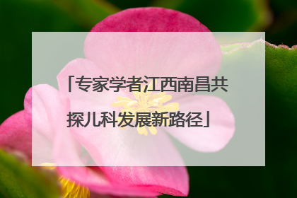 专家学者江西南昌共探儿科发展新路径