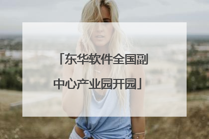 东华软件全国副中心产业园开园