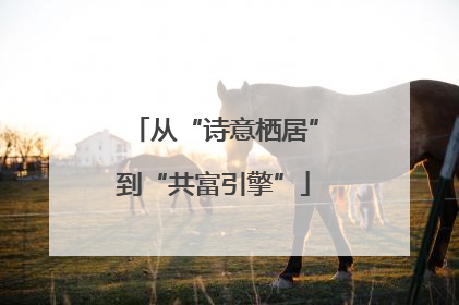 从“诗意栖居”到“共富引擎”