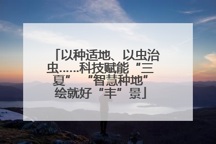 以种适地、以虫治虫……科技赋能“三夏” “智慧种地”绘就好“丰”景