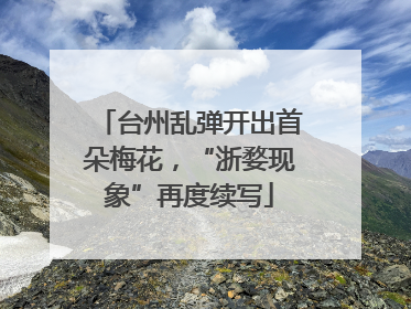 台州乱弹开出首朵梅花，“浙婺现象”再度续写