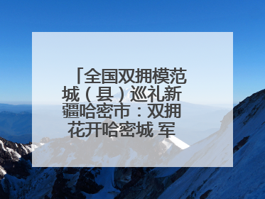 全国双拥模范城（县）巡礼新疆哈密市：双拥花开哈密城 军民同心谱新篇