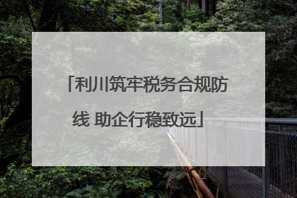 利川筑牢税务合规防线 助企行稳致远