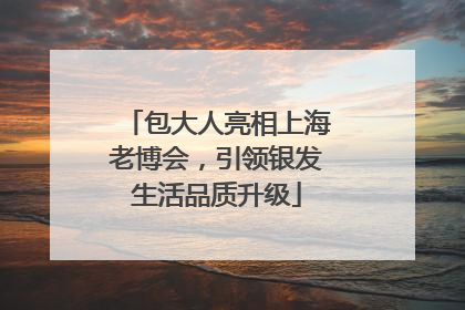 包大人亮相上海老博会，引领银发生活品质升级