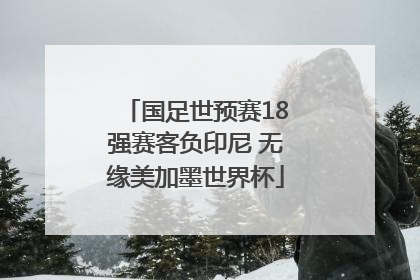 国足世预赛18强赛客负印尼 无缘美加墨世界杯