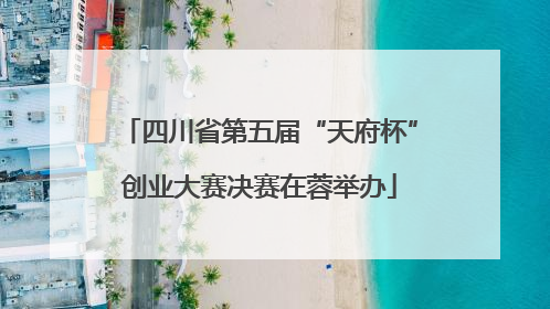 四川省第五届“天府杯”创业大赛决赛在蓉举办