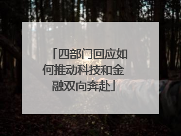 四部门回应如何推动科技和金融双向奔赴
