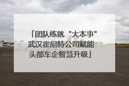 团队练就“大本事” 武汉霍尼特公司赋能头部车企智慧升级