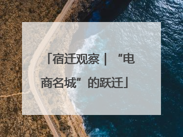 宿迁观察｜“电商名城”的跃迁