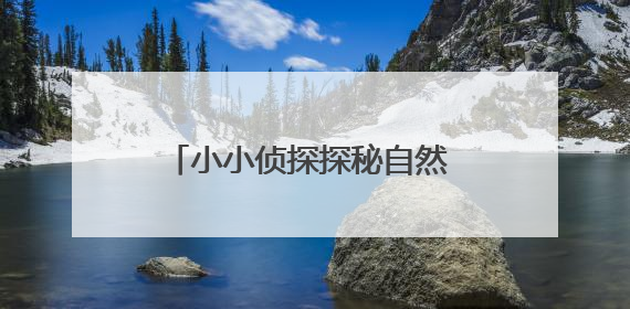 小小侦探探秘自然 端午文化焕发新光