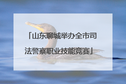 山东聊城举办全市司法警察职业技能竞赛