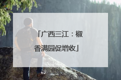 广西三江：椒香满园促增收