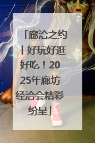 廊洽之约丨好玩好逛好吃！2025年廊坊经洽会精彩纷呈