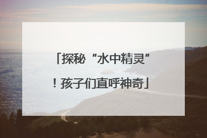 探秘“水中精灵”！孩子们直呼神奇