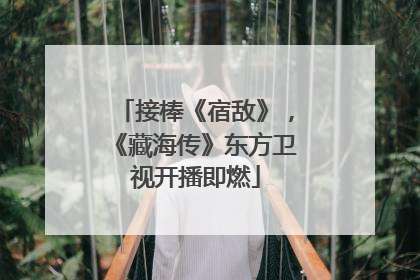 接棒《宿敌》，《藏海传》东方卫视开播即燃