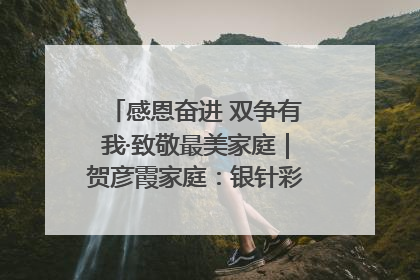 感恩奋进 双争有我·致敬最美家庭｜贺彦霞家庭：银针彩线绣出好日子