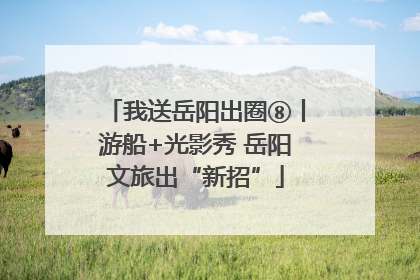 我送岳阳出圈⑧丨游船+光影秀 岳阳文旅出“新招”