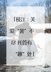 枝江：关爱“暑”不尽 托管有“趣”处