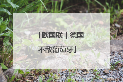 欧国联｜德国不敌葡萄牙