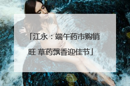 江永：端午药市购销旺 草药飘香迎佳节