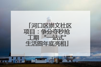 河口区崇文社区项目：争分夺秒抢工期 “一站式”生活圈年底亮相