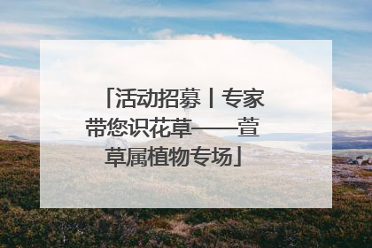 活动招募丨专家带您识花草——萱草属植物专场