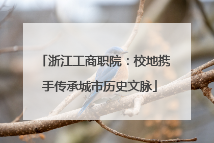 浙江工商职院：校地携手传承城市历史文脉