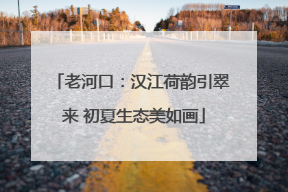 老河口：汉江荷韵引翠来 初夏生态美如画