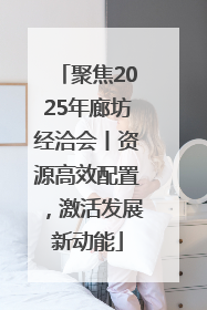 聚焦2025年廊坊经洽会丨资源高效配置，激活发展新动能