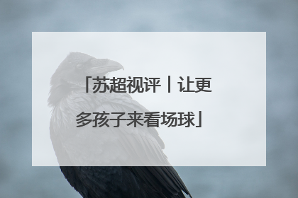 苏超视评︱让更多孩子来看场球