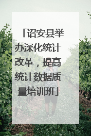 诏安县举办深化统计改革，提高统计数据质量培训班
