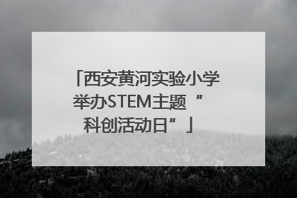 西安黄河实验小学举办STEM主题“科创活动日”