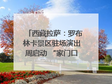 西藏拉萨：罗布林卡景区驻场演出周启动 “家门口”享文化盛宴