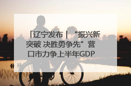 辽宁发布｜“振兴新突破 决胜勇争先”营口市力争上半年GDP增长6%左右