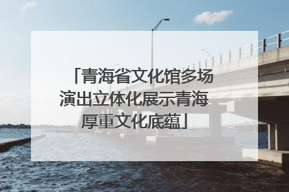 青海省文化馆多场演出立体化展示青海厚重文化底蕴