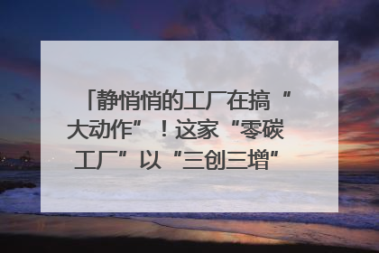 静悄悄的工厂在搞“大动作”！这家“零碳工厂”以“三创三增”探索共富新路径｜网络名人四川行