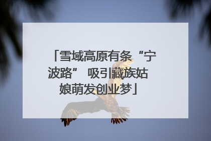雪域高原有条“宁波路” 吸引藏族姑娘萌发创业梦