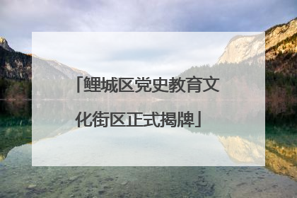 鲤城区党史教育文化街区正式揭牌